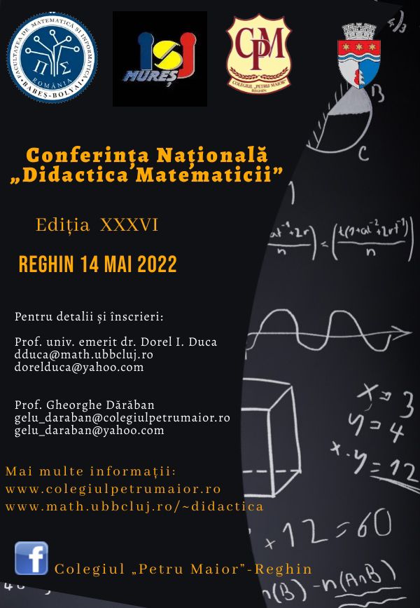 Conferința Națională Didactica Metematicii